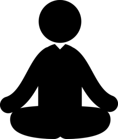 Man On Yoga Posture Of Relaxation Sketch Style Svg Vector, Free Vectors File